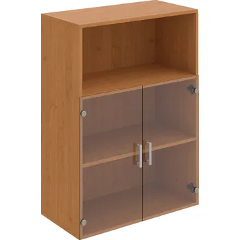 Policová skříň D 3 80 05 – Skříň policová dvéřová 111 × 80 cm - Čiré , Olše , USH – hranatá