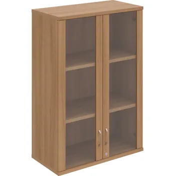 Policová skříň SZ 3 80 04 H – Skříň policová dvéřová 115,2 × 80 cm - Višeň , Višeň , USN – Hobis