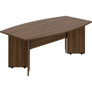 Jednací stůl GJ 200 – Stůl jednací sud 200 cm - Ořech , Ořech