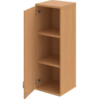 Policová skříň SZ 3 40 01 L H – Skříň policová dvéřová 115,2 × 40 cm - Buk , Buk , UCO – černá