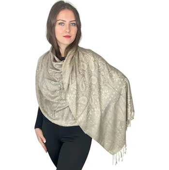 Šál Pašmína - Silvanea - Šedá