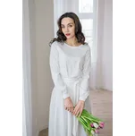 Slavnostní halenka Lila bílá Velikost: L