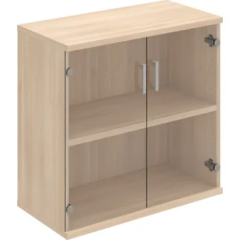 Policová skříň S 2 80 04 – Skříň policová dvéřová 76,8 × 80 cm - Čiré , Akát , USH – hranatá