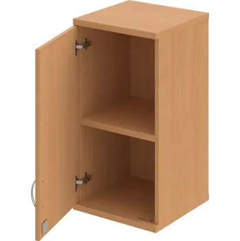 Policová skříň SZ 2 40 01 L H – Skříň policová dvéřová 76,8 × 40 cm - Buk , Buk , USN – Hobis