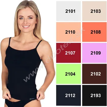 EVONA Dámské tílko Top7004/E Barva: 2110-marhuľová, Velikost: XL