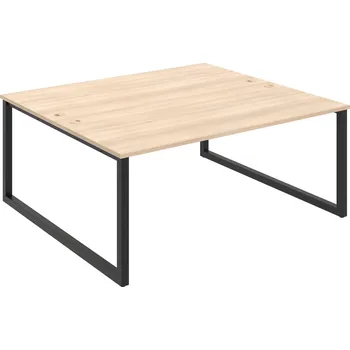 Psací stůl USD O 1800 – Stůl pracovní 180 × 160 cm - Akát , Černý kov