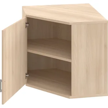 Policová skříň SRV 2 01 L H – Skříň vnitřní roh levá 76,8 cm - Akát , Akát , USH – hranatá