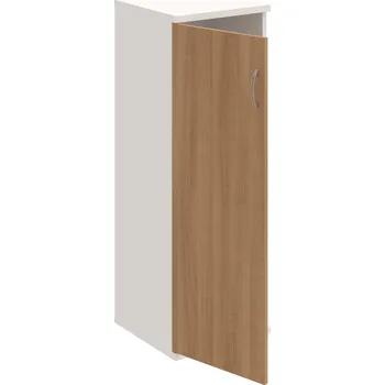 Policová skříň S 3 40 01 L – Skříň policová dvéřová 115,2 × 40 cm - Višeň , Bílá , USN – Hobis