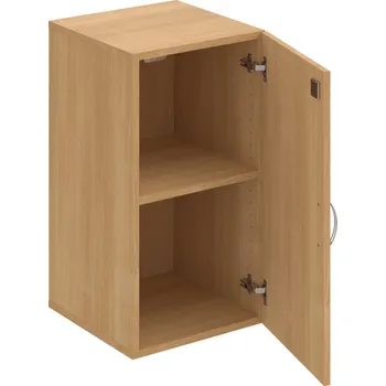 Policová skříň DZ 2 40 01 – Skříň policová dvéřová 74 × 40 cm - Dub , Dub , USN – Hobis