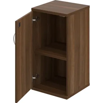 Policová skříň SZ 2 40 01 L – Skříň policová dvéřová 76,8 × 40 cm - Ořech , Ořech , USN – Hobis