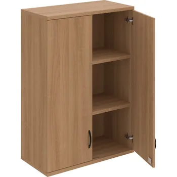 Policová skříň SZ 3 80 01 H – Skříň policová dvéřová 115,2 × 80 cm - Višeň , Višeň , UCO – černá