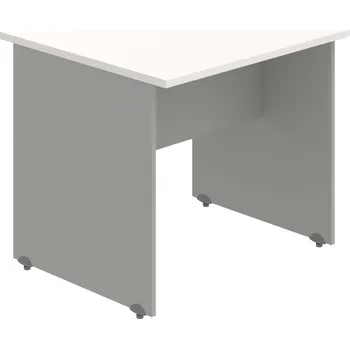 Jednací stůl GP 1200 1 – Stůl jednací oblouk 120 cm - Bílá , Šedá