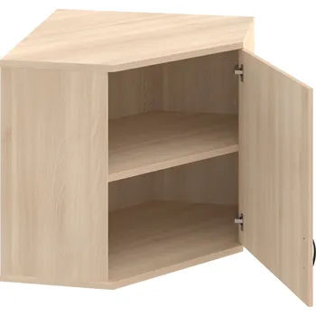 Policová skříň SRV 2 01 P H – Skříň vnitřní roh pravá 76,8 cm - Akát , Akát , UCO – černá