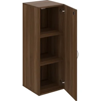 Policová skříň DZ 3 40 01 – Skříň policová dvéřová 111 × 40 cm - Ořech , Ořech , USN – Hobis