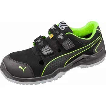 Pracovní obuv PUMA Neodyme Green Low S1P ESD SRC sandál černá-zelená - 41