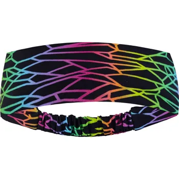 Čelenka Ebbie Bavlněná čelenka s gumičkou - NEON POLYGON