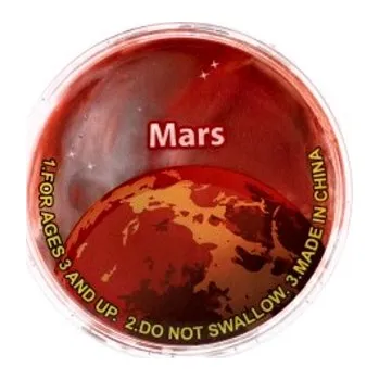 Modelovací hmota Sliz planeta sluneční soustavy Mars