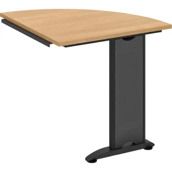 Jednací stůl CP 901 P – Stůl spojovací pravý - Dub , Černý kov