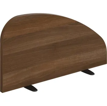 PA 800 S – Paraván na desku 75 cm - Ořech , Černý kov