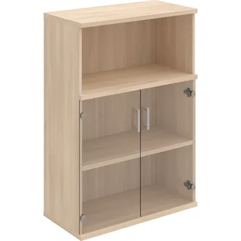 Policová skříň S 3 80 09 – Skříň policová dvéřová 115,2 × 80 cm - Čiré , Akát , USH – hranatá