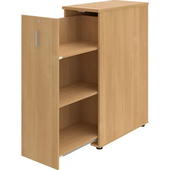 SPVZ 3 L – Skříňka ke stolu, šanonová, výsuvná, levá - Dub , Dub , USH – hranatá