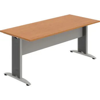 Jednací stůl CJ 1800 – Stůl jednací rovný 180 cm - Olše , Šedá , Šedý kov