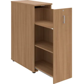 SPVZ 3 P – Skříňka ke stolu, šanonová, výsuvná, pravá - Višeň , Višeň , USH – hranatá