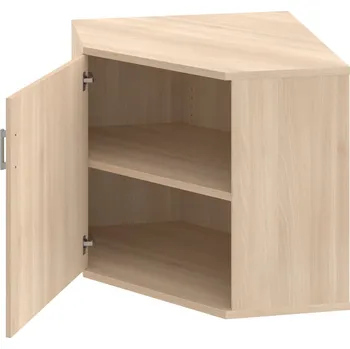 Policová skříň SRV 2 01 L – Skříň vnitřní roh levá 76,8 cm - Akát , Akát , USH – hranatá