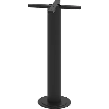 CNK 730 250 – Noha centrální kruh 25 cm, v. 73 cm - Černý kov