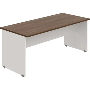 Psací stůl GJ 1800 – Stůl jednací rovný 180 cm - Ořech , Bílá