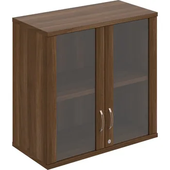 Policová skříň SZ 2 80 02 H – Skříň policová dvéřová 76,8 × 80 cm - Ořech , Ořech , USN – Hobis