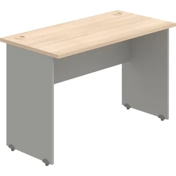 Psací stůl GE 1200 – Stůl pracovní rovný 120 cm, hl. 60 cm - Akát , Šedá