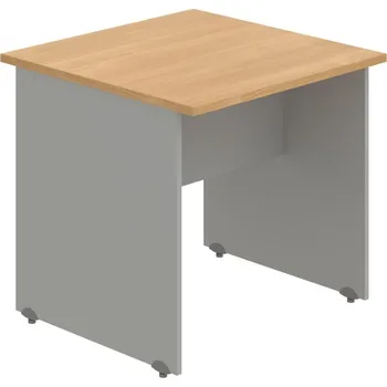 Psací stůl GJ 800 – Stůl jednací rovný 80 cm - Dub , Šedá