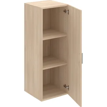 Policová skříň D 3 40 01 – Skříň policová dvéřová 111 × 40 cm - Akát , Akát , USH – hranatá