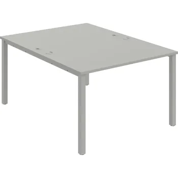 Psací stůl USD 1200 – Stůl pracovní 120 × 160 cm - Šedá , Šedý kov