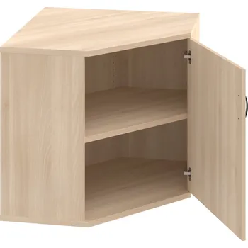 Policová skříň SRV 2 01 P – Skříň vnitřní roh pravá 76,8 cm - Akát , Akát , UCO – černá