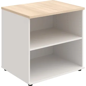 SP 80 60 P – Skříňka ke stolu, otevřená, š. 80 cm, léta podél - Akát , Bílá