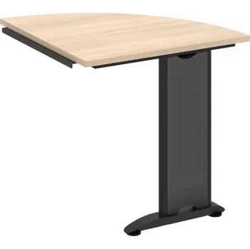 Jednací stůl CP 901 P – Stůl spojovací pravý - Akát , Černý kov