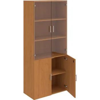 Policová skříň DZ 5 80 09 – Skříň policová dvéřová 185 × 80 cm - Olše , Olše , USH – hranatá