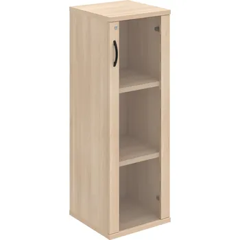 Policová skříň SZ 3 40 02 P – Skříň policová dvéřová 115,2 × 40 cm - Akát , Akát , UCO – černá