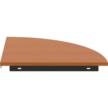 Jednací stůl GP 900 P – Stůl spojovací, pravý - Třešeň , Černý kov