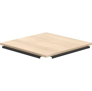 Jednací stůl CP 800 – Stůl spojovací 80 cm - Akát , Černý kov