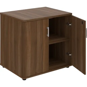 SPZ 80 60 P – Skříňka ke stolu, zavřená, š. 80 cm, léta podél - Ořech , Ořech , USH – hranatá