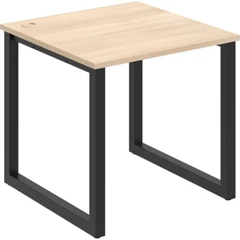 Psací stůl US O 800 – Stůl pracovní délky 80 cm - Akát , Černý kov