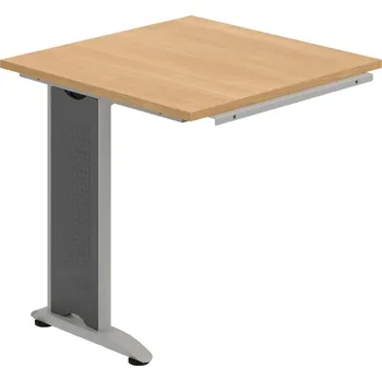 Psací stůl CP 801 – Stůl spojovací 80 cm - Dub , Šedý kov