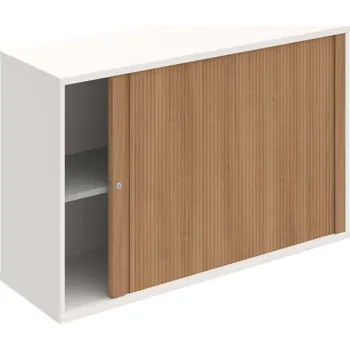 Policová skříň SZ 2 120 01 P – Skříňka žaluziová 76.8 × 120 cm, pravá - Bílá , Višeň