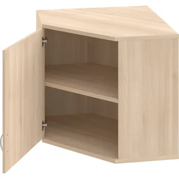 Policová skříň SRV 2 01 L H – Skříň vnitřní roh levá 76,8 cm - Akát , Akát , USN – Hobis