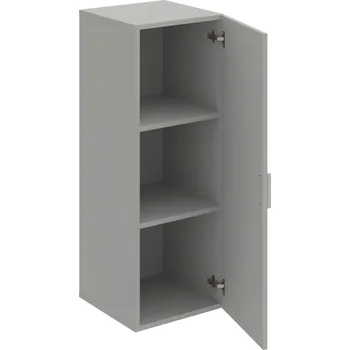 Policová skříň D 3 40 01 – Skříň policová dvéřová 111 × 40 cm - Šedá , Šedá , USH – hranatá