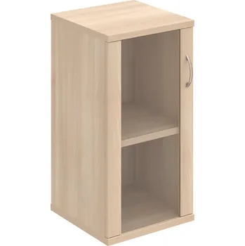 Policová skříň S 2 40 02 L – Skříň policová dvéřová 76,8 × 40 cm - Akát , Akát , USN – Hobis