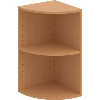 Policová skříň DR 2 L – Skříň vnější roh levý 74 cm - Buk